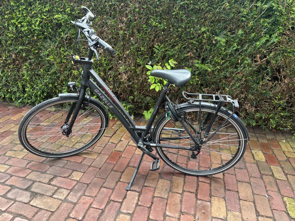 Gazelle Chamonix S30 Damesfiets - Zo goed als nieuw, Ophalen, 53 tot 56 cm, Velgrem, Versnellingen