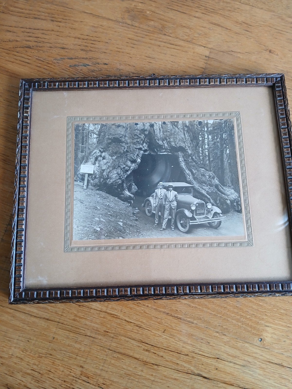 Nog mooie oude lijst met oude foto ., Huis en Inrichting, Woonaccessoires | Lijsten, Minder dan 50 cm, Gebruikt, Ophalen of Verzenden