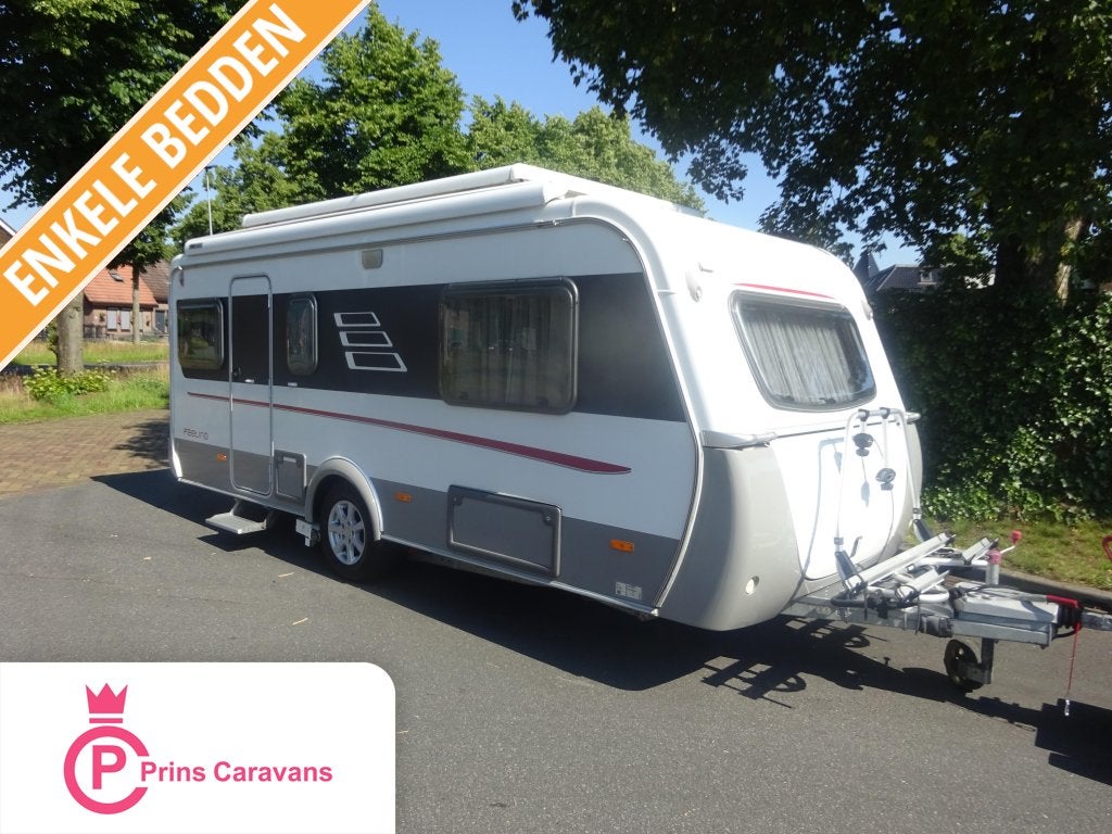 Eriba Feeling 470 Enkele Bedden+Mover+Luifel, Standaardzit, Bedrijf, 4 tot 5 meter, Eriba