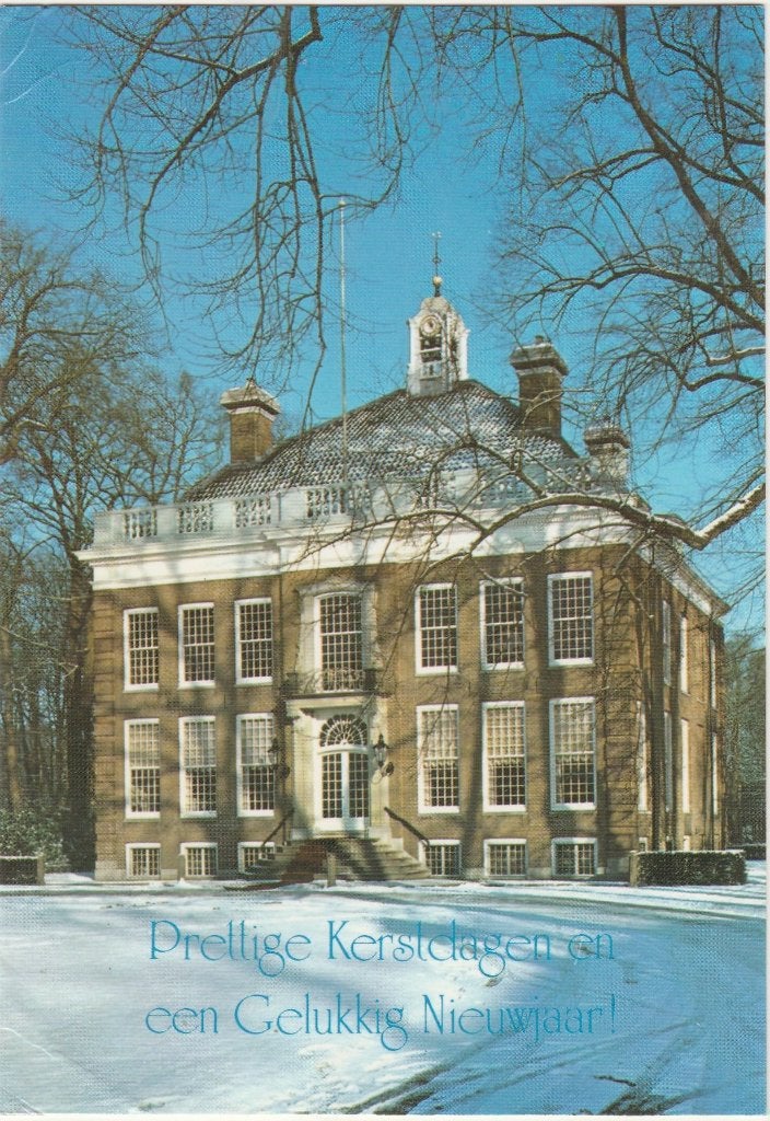 DRIEBERGEN Huize Sparrendaal Kerstkaart, Verzenden, 1980 tot heden, Gelopen, Utrecht