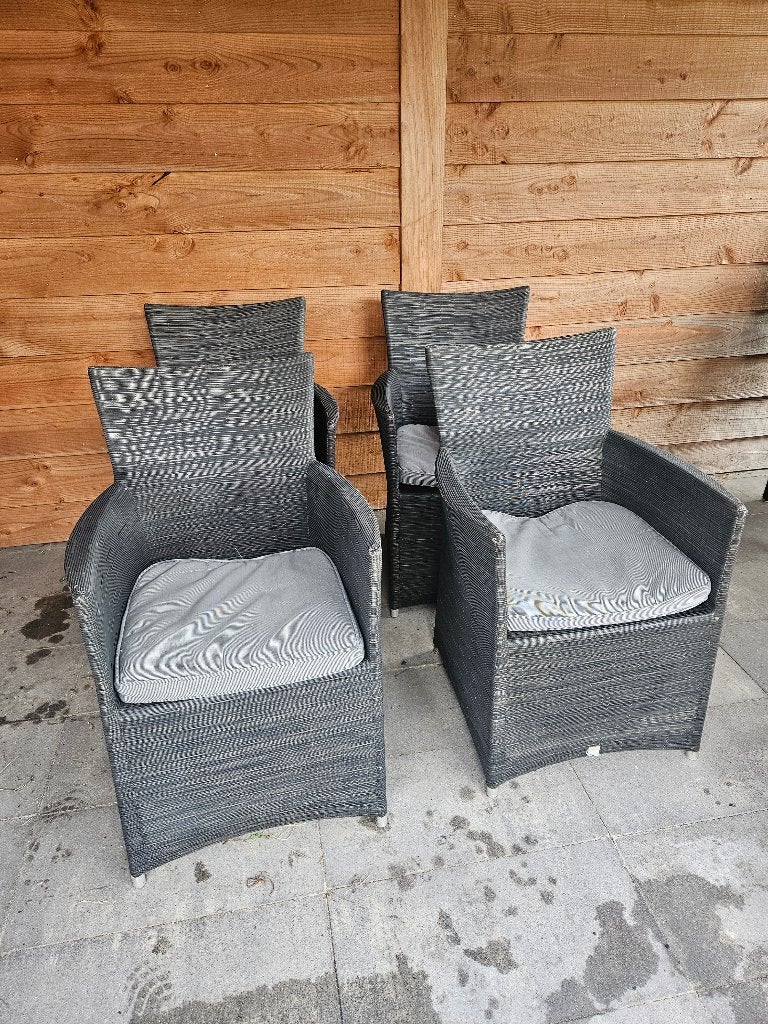 Tuinstoelen (inclusief gratis tuintafel), Ophalen, Gebruikt, Overige materialen