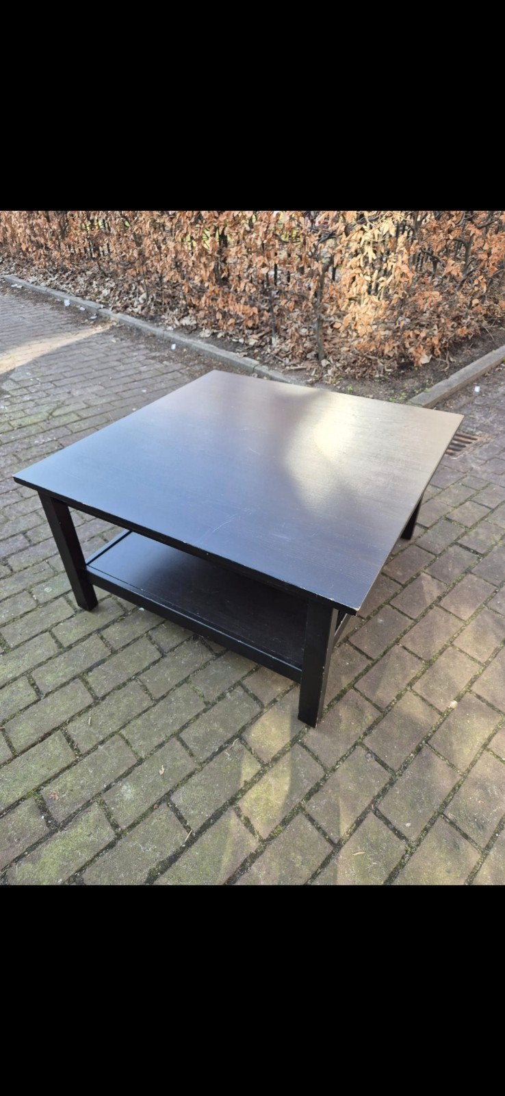 salontafel zwart ikea hemnes serie, Ophalen, 100 tot 150 cm, 50 tot 100 cm, Zo goed als nieuw