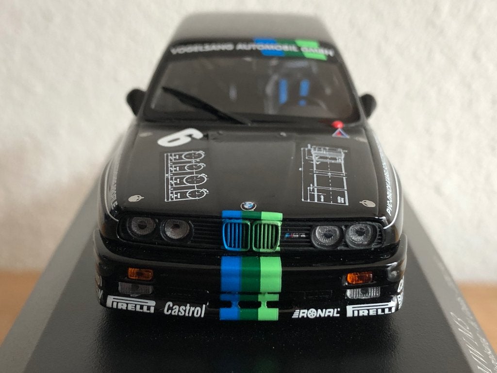 Mdl.066 / BMW E30 M3 " Team Vogelsang " #6 (NOS) Pirelli, Ophalen of Verzenden, Nieuw, Auto, MiniChamps