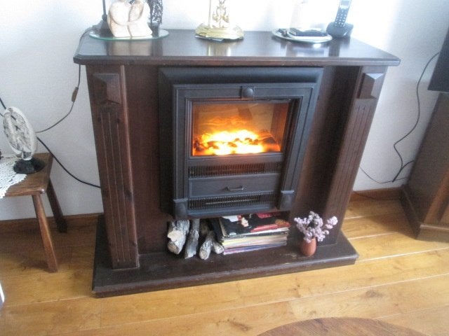 Te koop haardmeubel i.g.s., Ophalen, Gebruikt, 100 tot 150 cm, 100 tot 150 cm