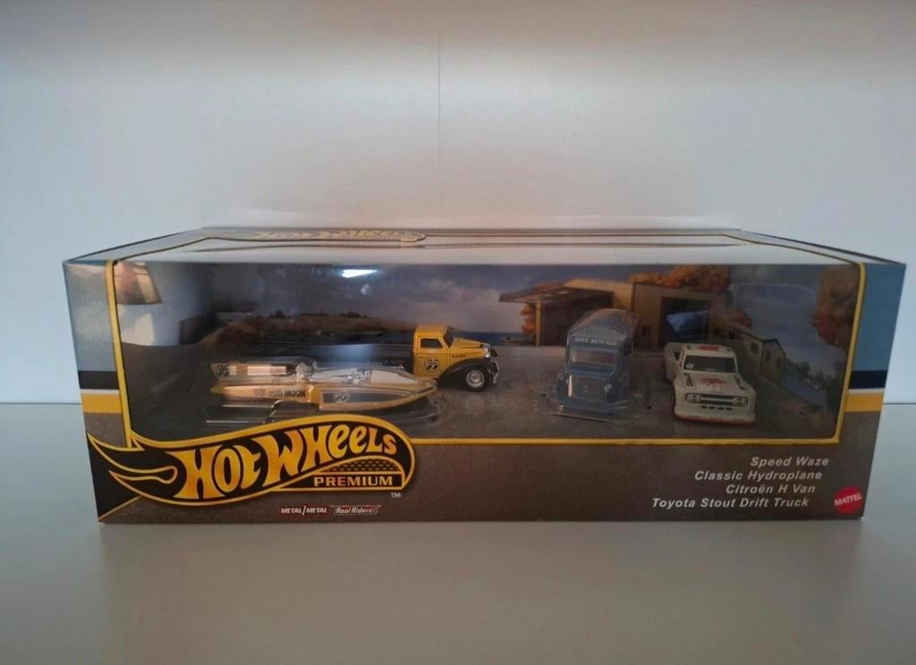 Hot Wheels Premium Diorama - Motorhead Madness Mooneyes, Ophalen of Verzenden, Nieuw, Auto