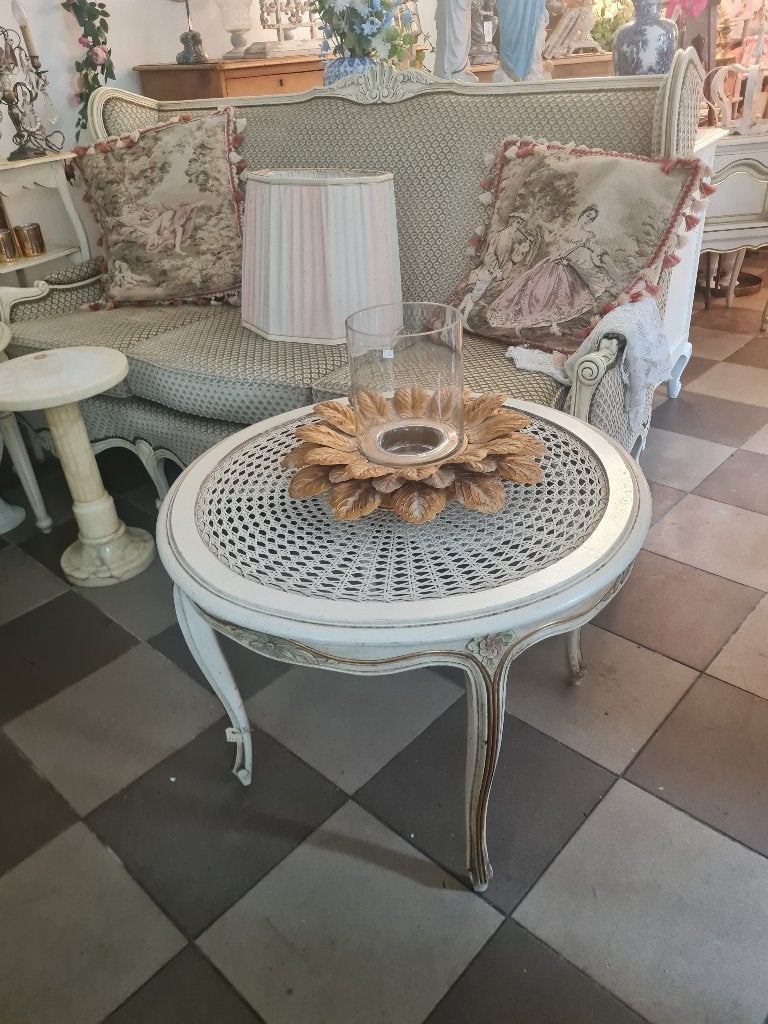 Vintage bijzettafel met webbing, Ophalen