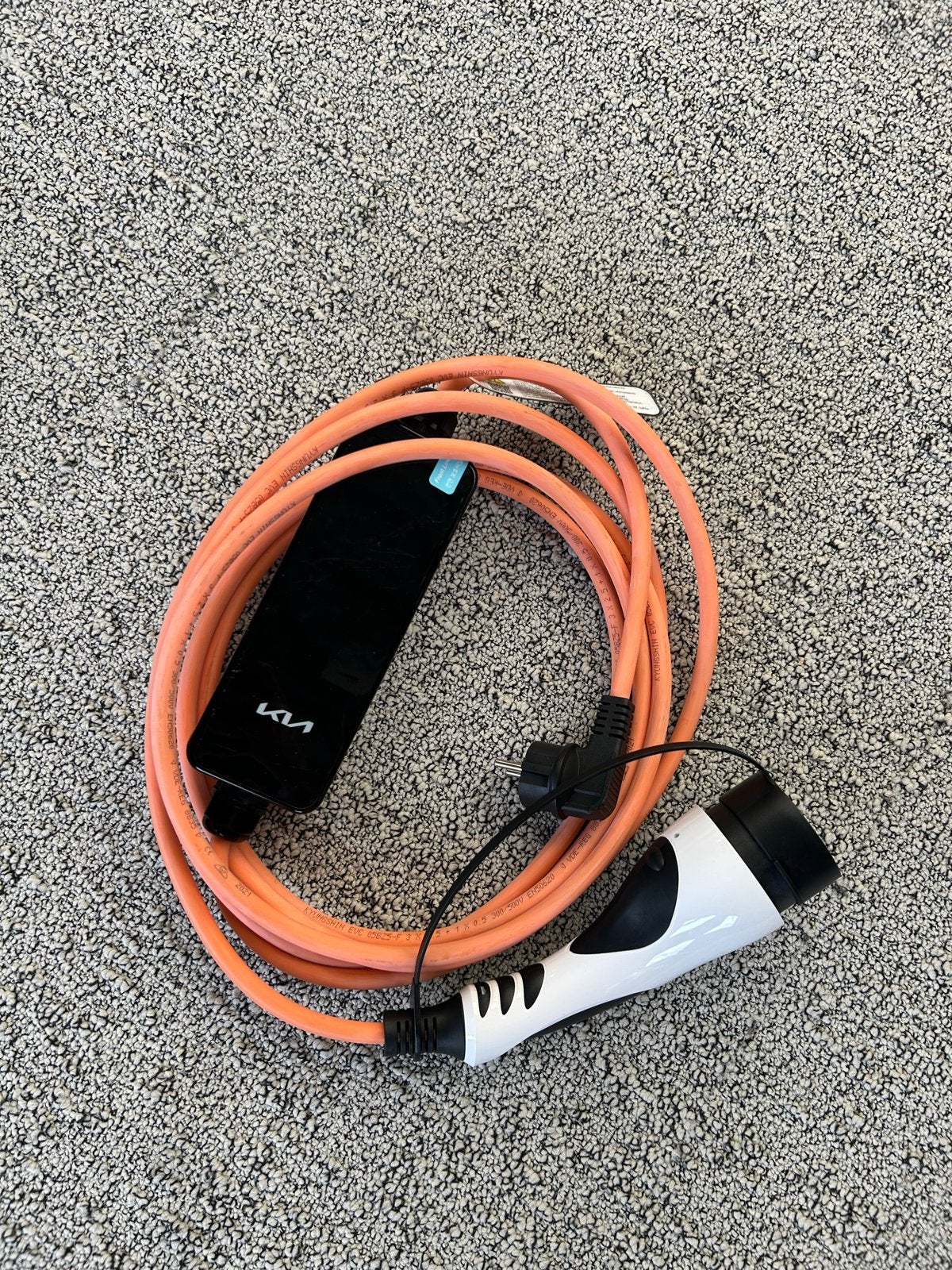 Kia EV laadkabel 5 meter met tas, Ophalen of Verzenden, Zo goed als nieuw