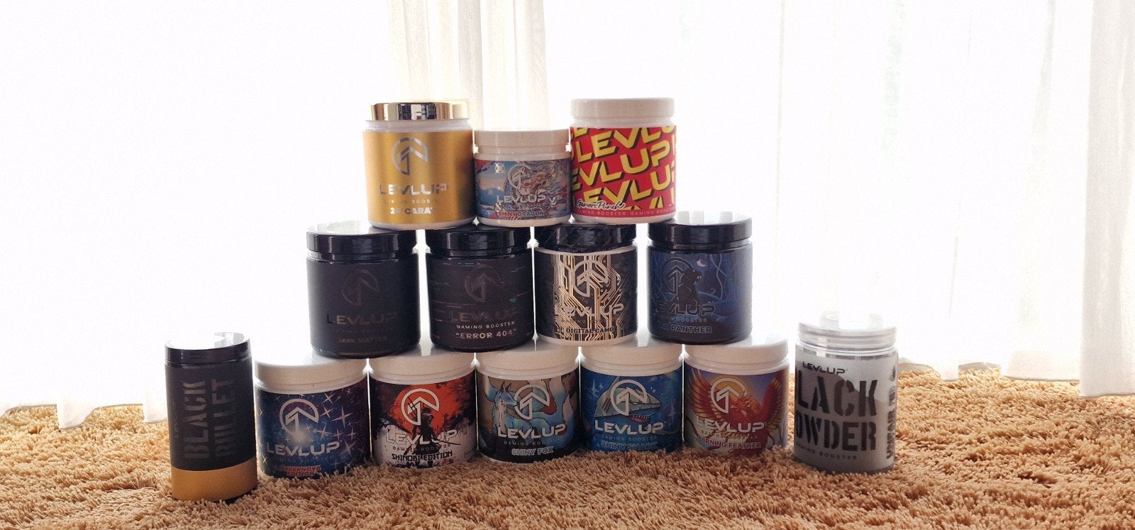 LevelUp Gaming Poeder - Diverse Smaken, LevlUp gFuel alt., Ophalen of Verzenden, Zo goed als nieuw, Poeder of Drank