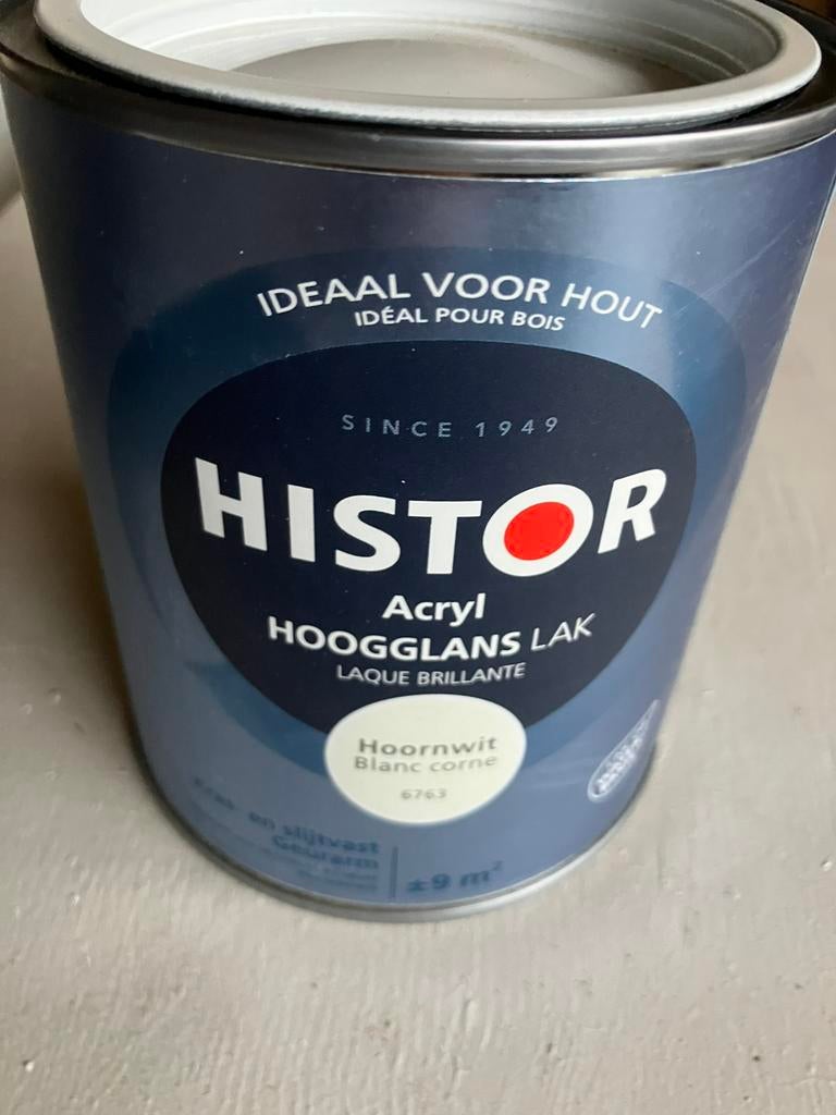 Histor verf in de kleur hoornwit, Ophalen, Nieuw, Wit, Verf