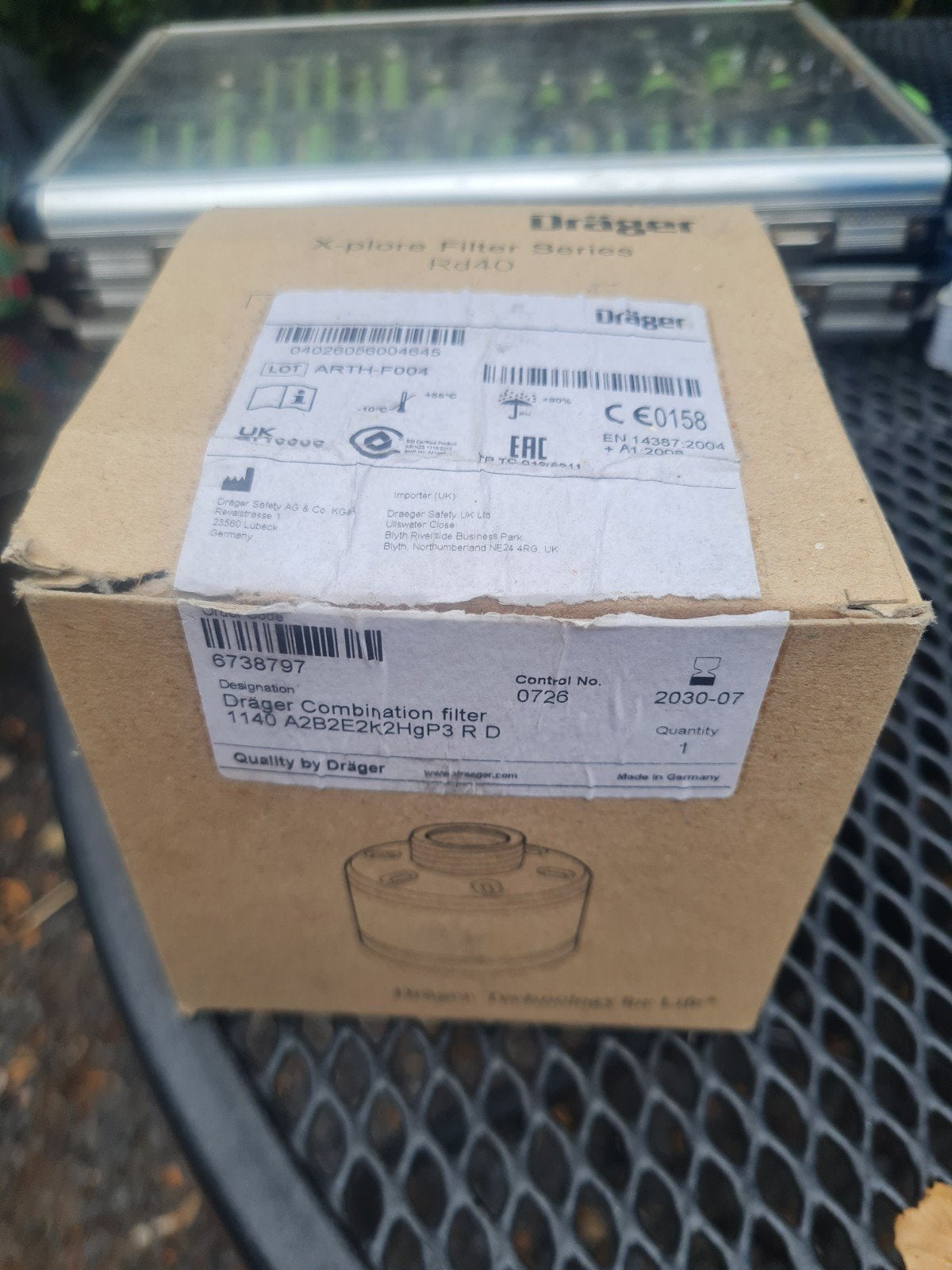 Dräger X-plore Filter Rd40 Combinatiefilter, Ophalen of Verzenden, Nieuw, Accessoires