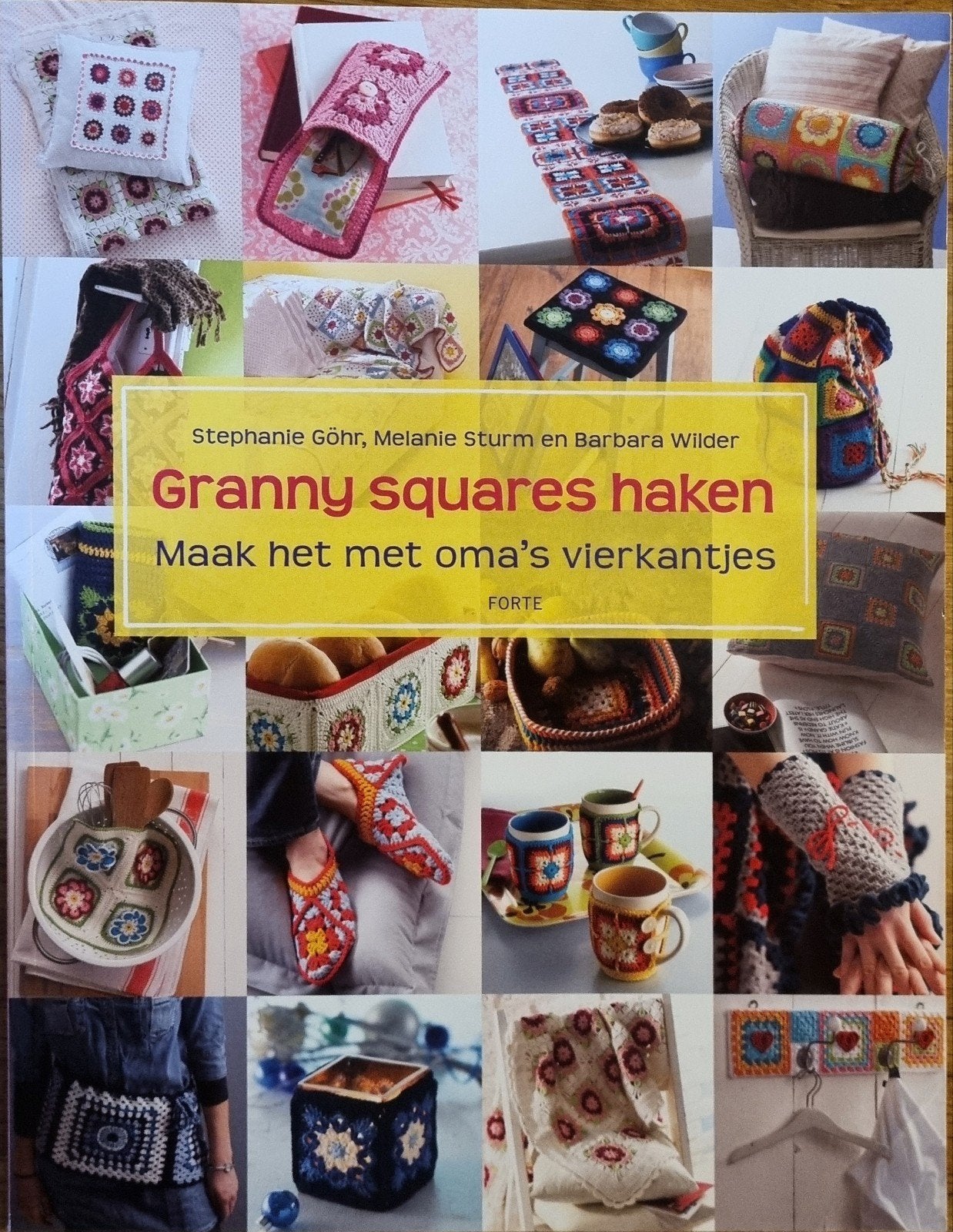 Granny Squares Haken - Maak het met oma's vierkantjes, Boeken, Hobby en Vrije tijd, Ophalen of Verzenden, Zo goed als nieuw, Breien en Haken