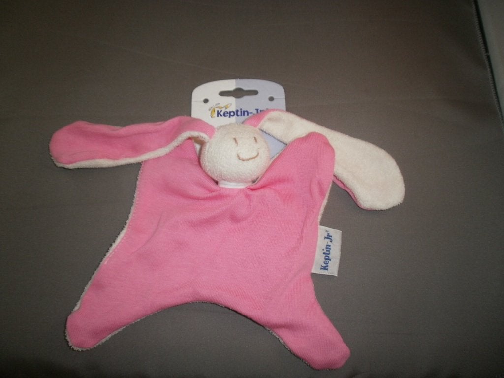 Keptin-jr popje roze tricot stof en wit achter kant badstof, Overige merken, Overige typen, Nieuw, Ophalen of Verzenden