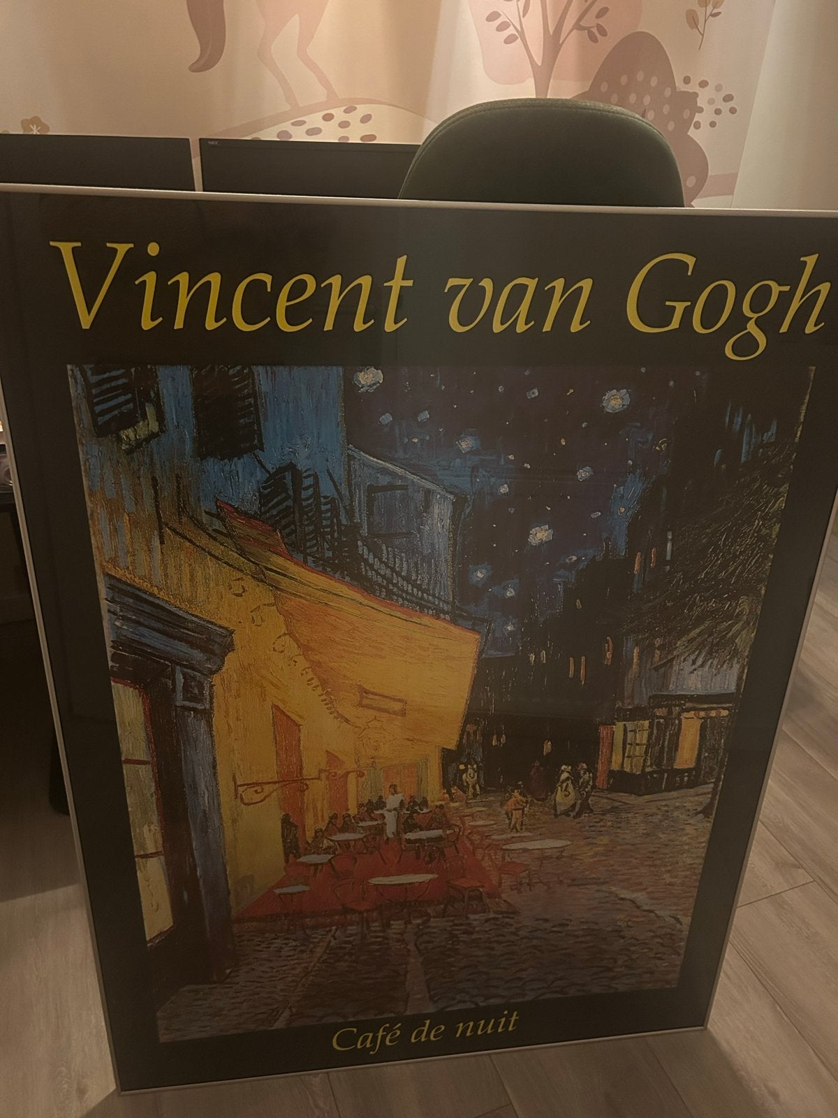 Vincent van Gogh - Café de Nuit Poster, Ophalen, Oorspronkelijke maker, Zo goed als nieuw, Foto of Poster