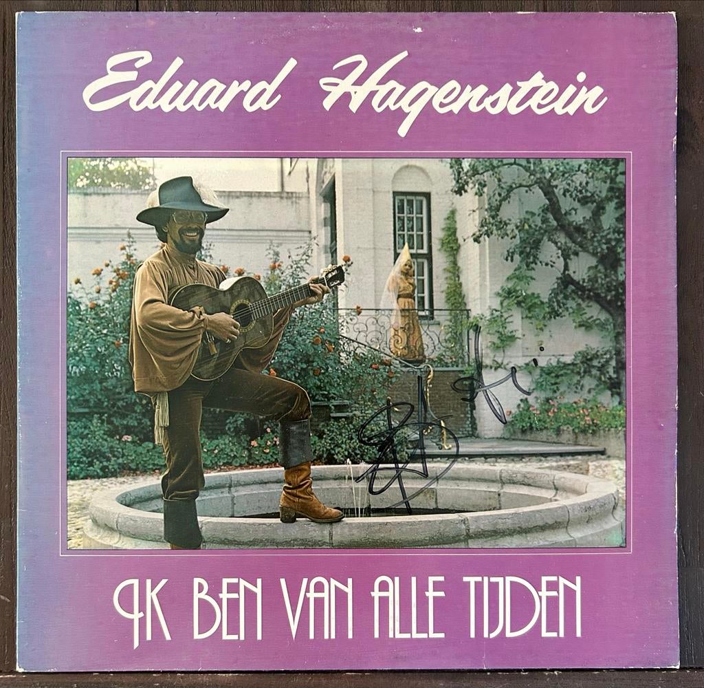 Eduard Hagenstein - Ik Ben Van Alle Tijden (Gesigneerd), Zo goed als nieuw, Levenslied of Smartlap, 12 inch, Inclusief binnenhoes