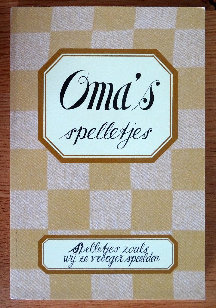 Oma`s spelletjes, Boeken, Ophalen of Verzenden, Zo goed als nieuw, Gerhardt Mulder, Overige onderwerpen