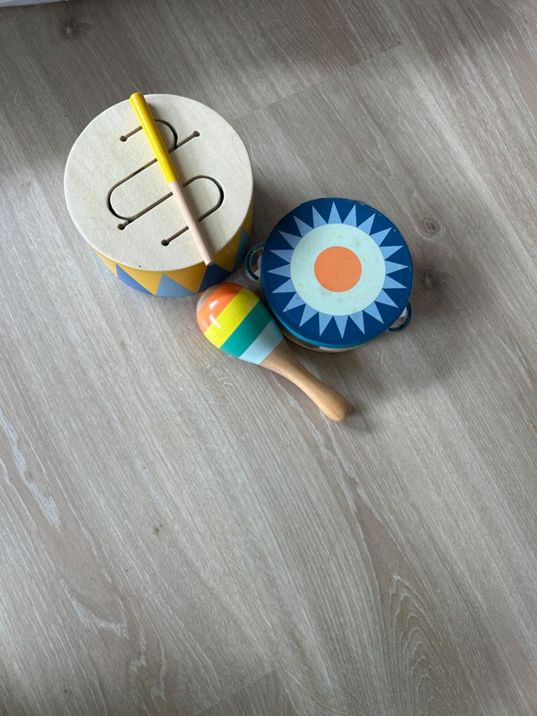 Houten muziekinstrumenten set voor kinderen, Ophalen, Gebruikt, Jongen of Meisje