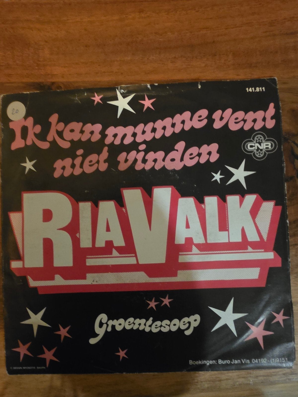 Ria Valk - Ik kan munne vent niet vinden / Groentesoep, Gebruikt, 7 inch, Ophalen of Verzenden, EP