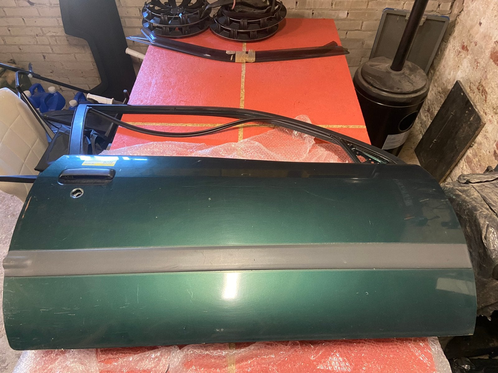 Portier 2-deurs rechts Toyota Starlet (1997)., Ophalen, Gebruikt, Deur, Rechts