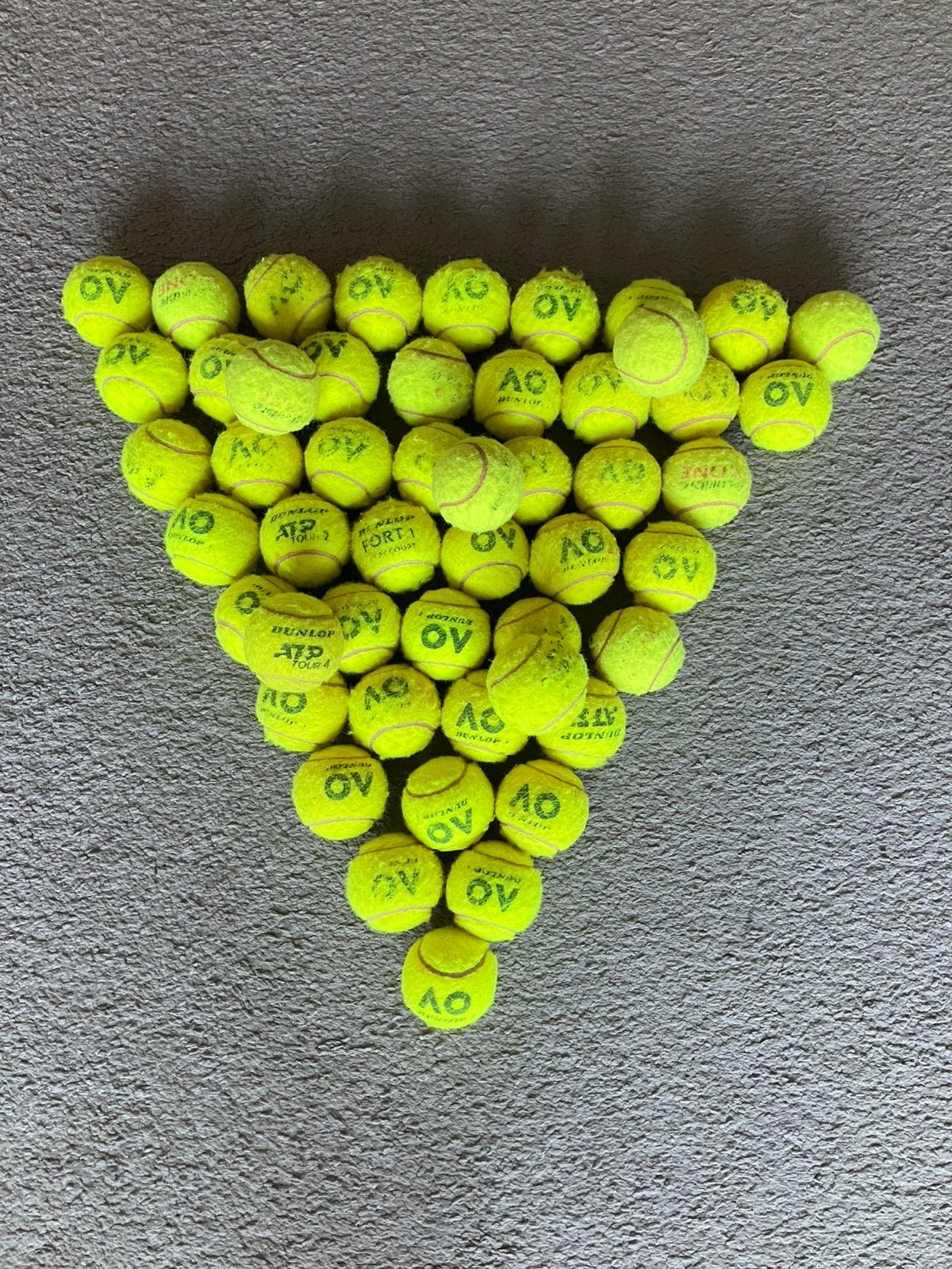 50 merk tennisballen, Overige merken, Gebruikt, Ballen, L00