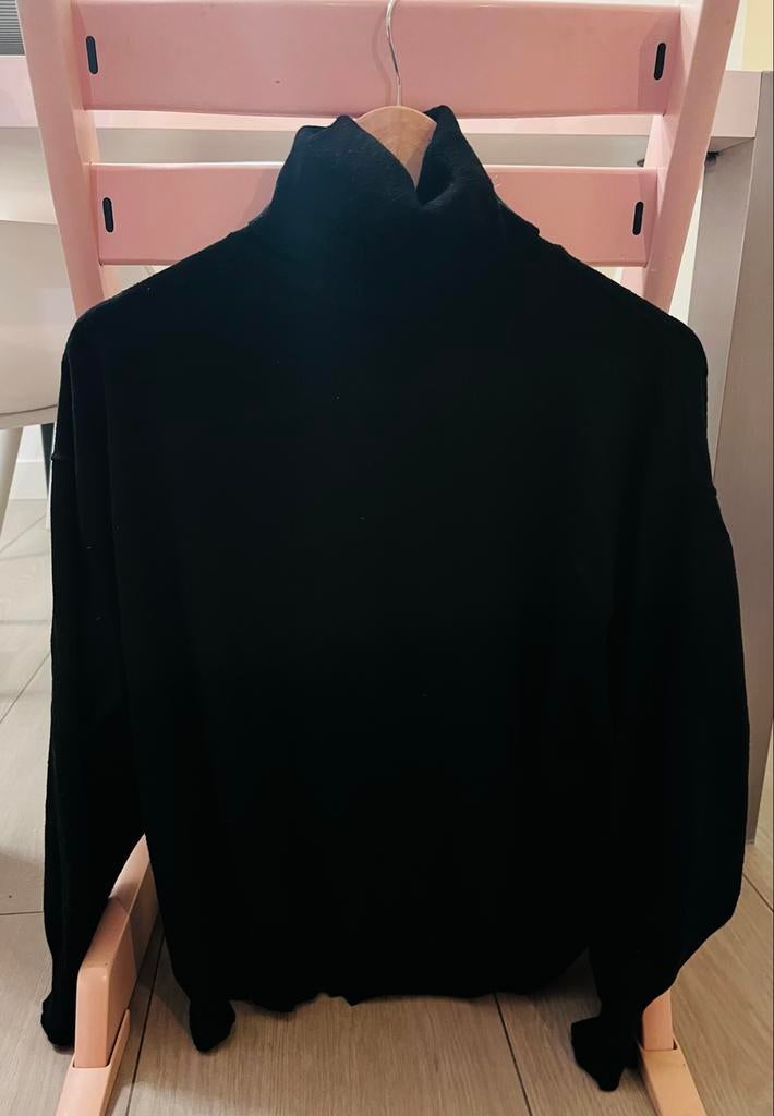 Zwarte coltrui van Zara, maat M, Kleding | Dames, Truien en Vesten, Ophalen of Verzenden, Zo goed als nieuw, Maat 38/40 (M), Zwart