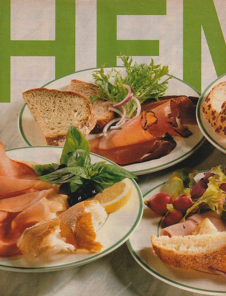 Retro reclame 1993 Hema voedsel vleesvaren ham, Verzenden, Overige typen