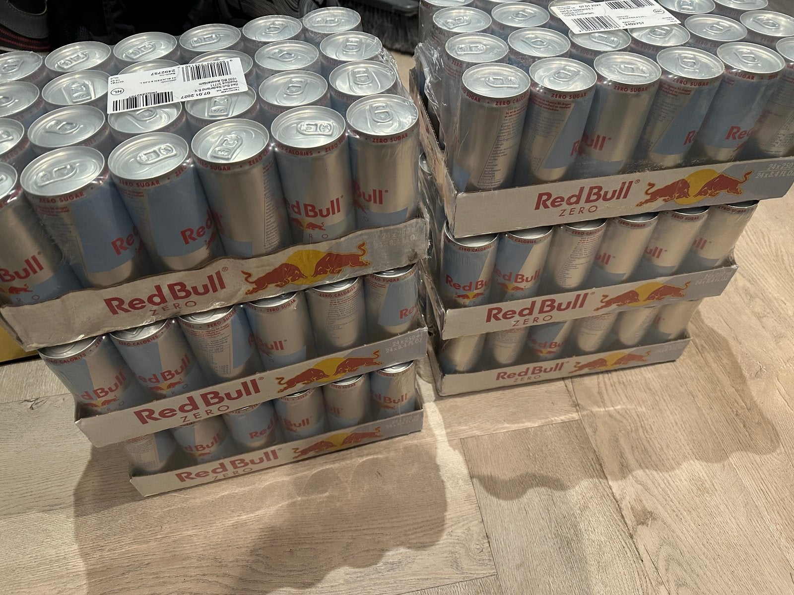 🏎️️ Red Bull 7 trays zero sugar, Ophalen