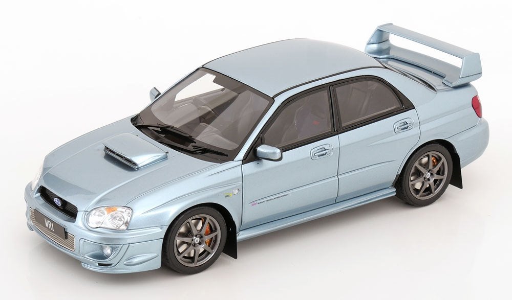 OttoMobile 1:18 Subaru Impreza WRX STI Solberg Edition blauw, Ophalen of Verzenden, Nieuw, Auto, OttOMobile