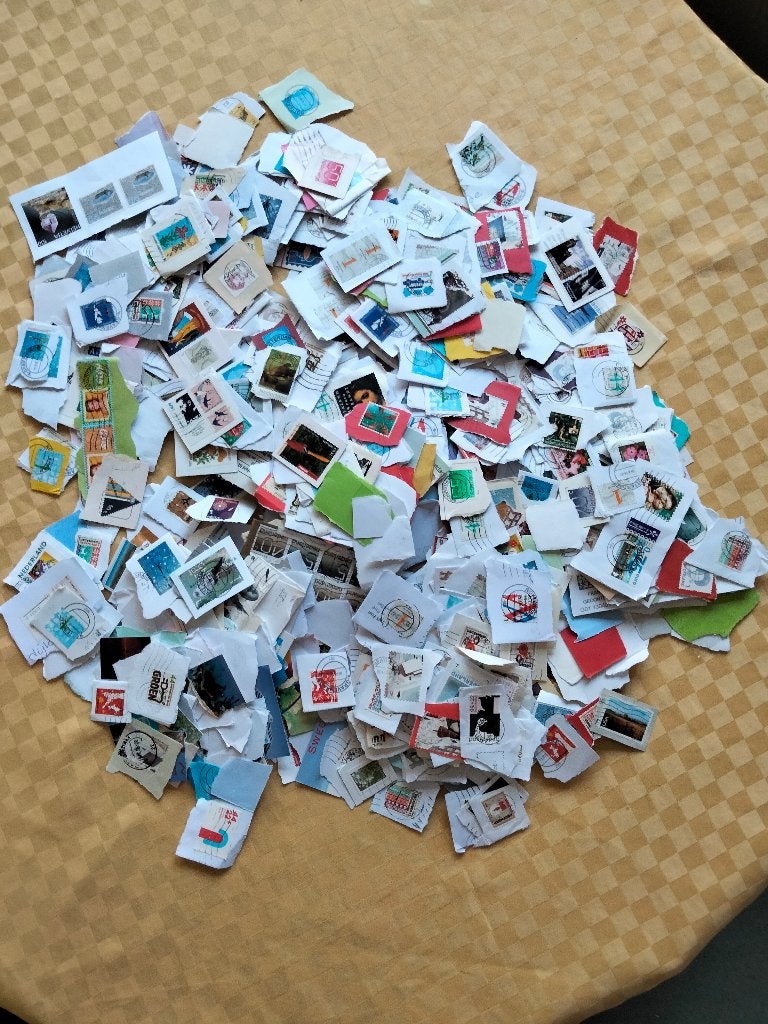 postzegels meer dan 1300 stuks, Ophalen