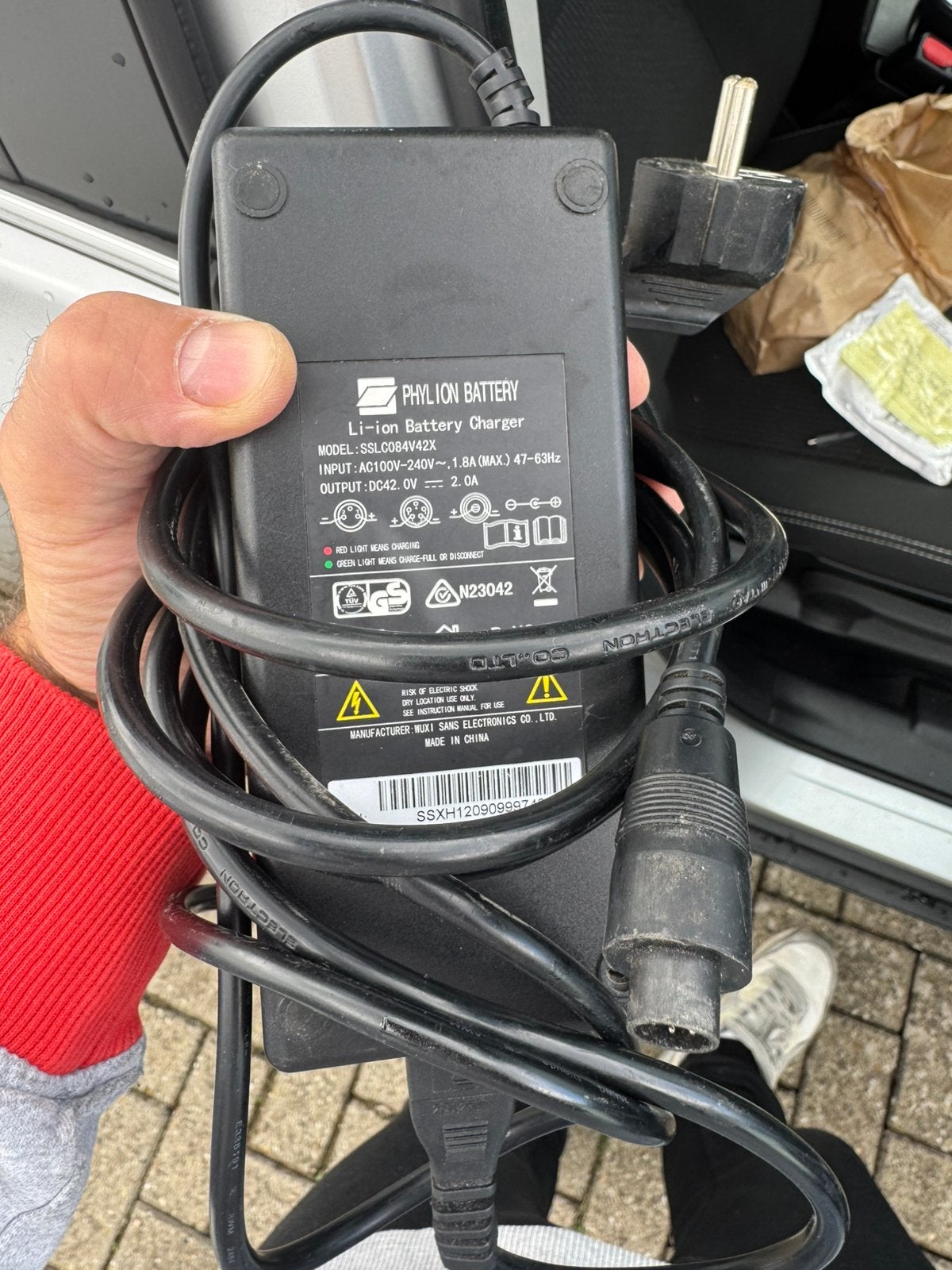 Sparta C4 ( soms ook Sparta C3)  oplader Phylion, Ophalen of Verzenden, Zo goed als nieuw
