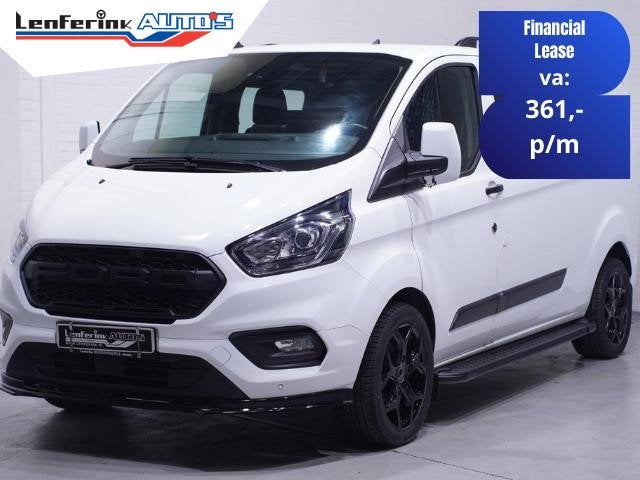 Ford Transit Custom 2.0 TDCI 130 pk Dubbel Cabine Edition 6-, Auto's, Bestelauto's, Voorwielaandrijving, Stof, Gebruikt, 4 cilinders