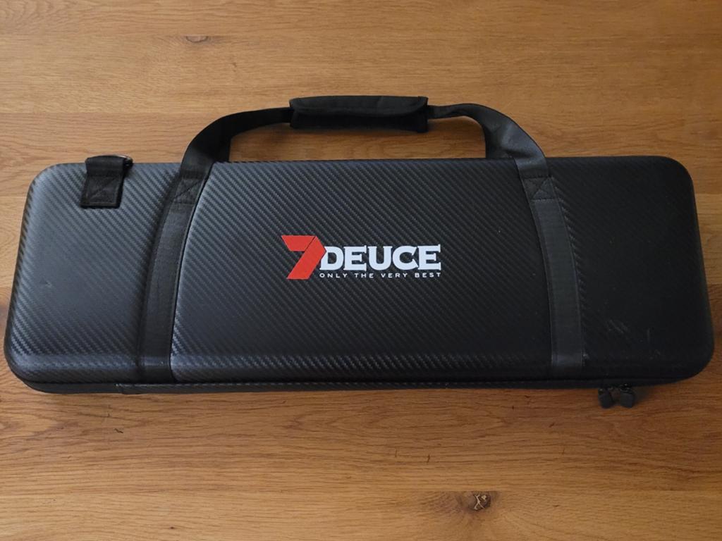 7Deuce pokerset! Zeer luxe en nieuw! 14 gram + waardeopdruk!, Vijf spelers of meer, Ophalen of Verzenden, Nieuw, 7Deuce