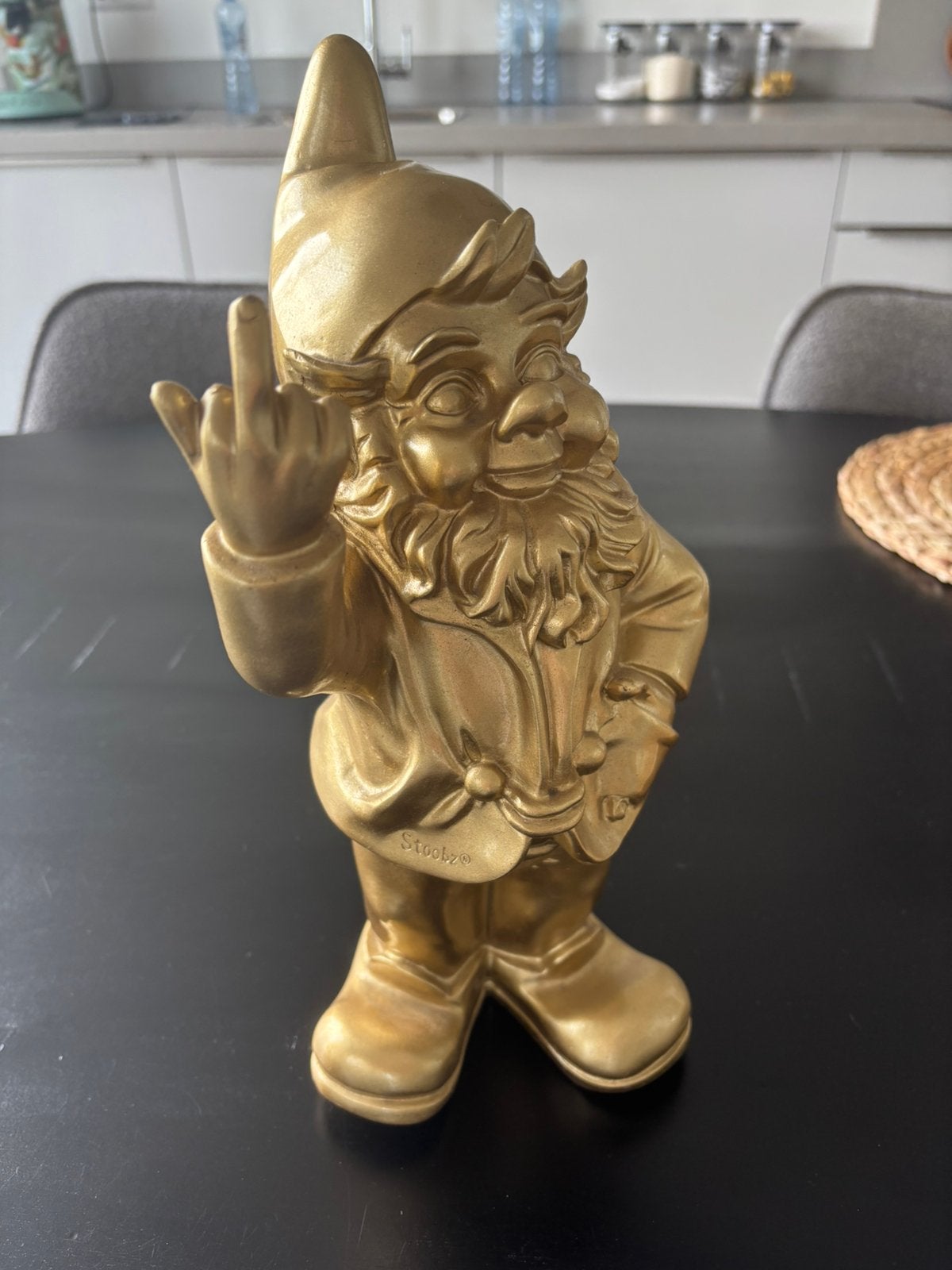 Kabouter goud nerk stoops, Ophalen, Zo goed als nieuw