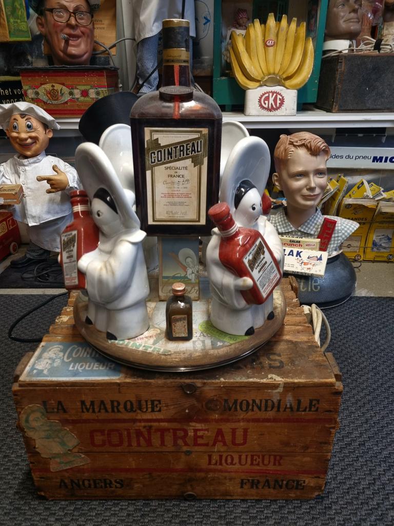 AUTOMATON-COINTREAU RECLAME AUTOMAAT -1936 - FRANCE, Verzamelen, Merken en Reclamevoorwerpen, Gebruikt, Lichtbak of (neon) lamp