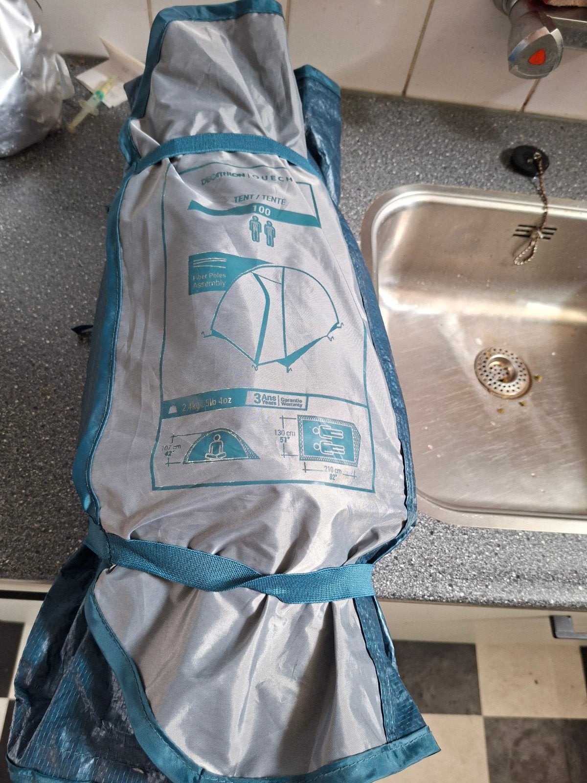 Decathlon Quechua Tent 100 - 2 persoons, Ophalen