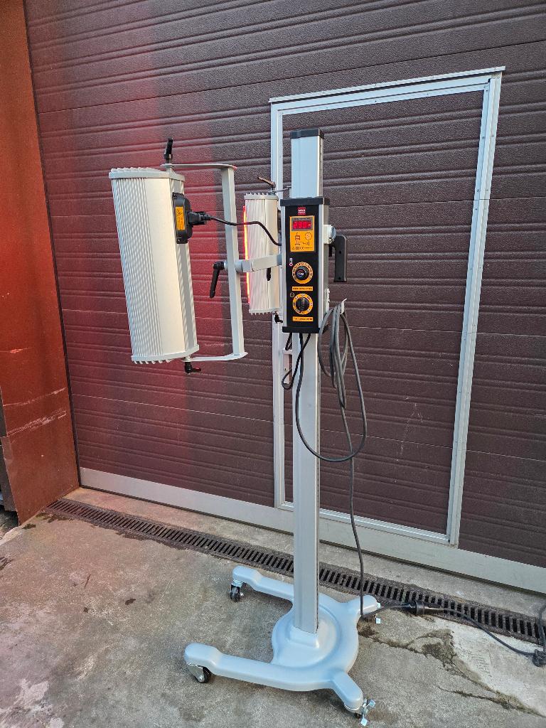 Mobiele infrarood lakdroger 2000W 2 stralers MW Tools, Auto diversen, Autogereedschap, Ophalen, Zo goed als nieuw