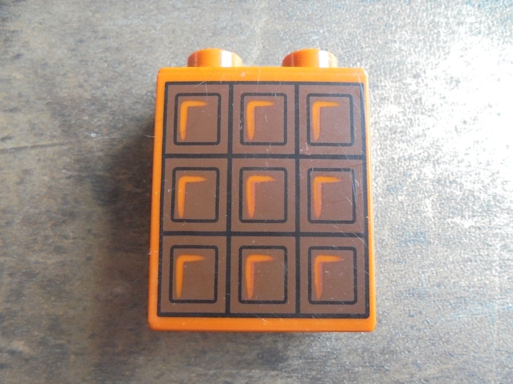 Lego Duplo Brick 1x2x2 (zie foto's), Ophalen of Verzenden, Gebruikt, Losse stenen, Duplo