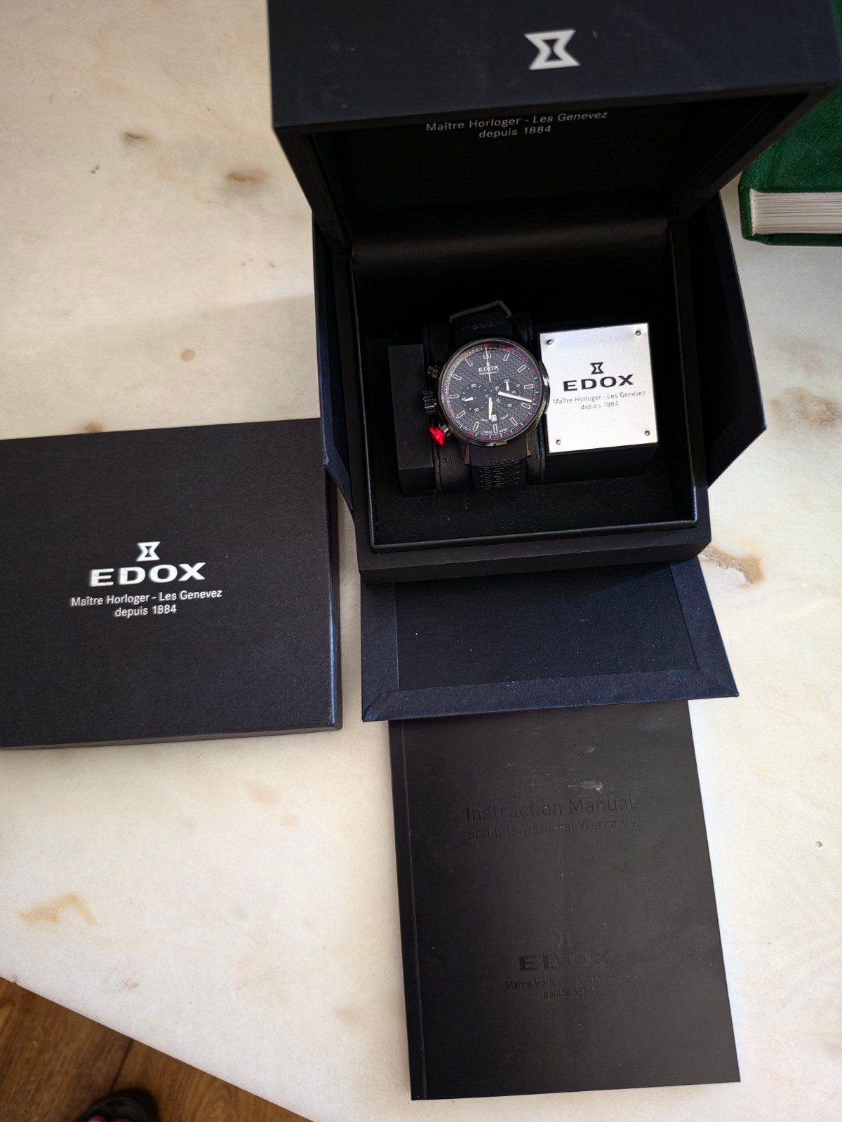 Edox Chronorally Chronograaf Herenhorloge, Sieraden, Tassen en Uiterlijk, Horloges | Heren, Overige merken, Gebruikt, Polshorloge