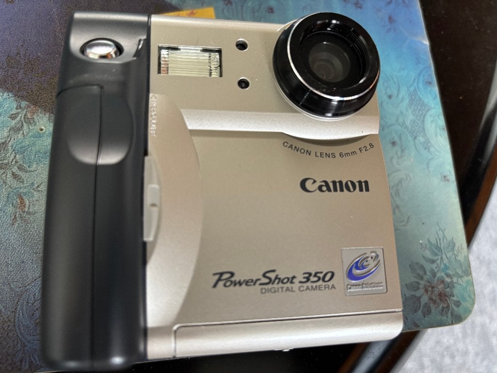 Canon powerShot 350, Audio, Tv en Foto, Fotocamera's Digitaal, Ophalen, Canon, Instant camera, Zo goed als nieuw
