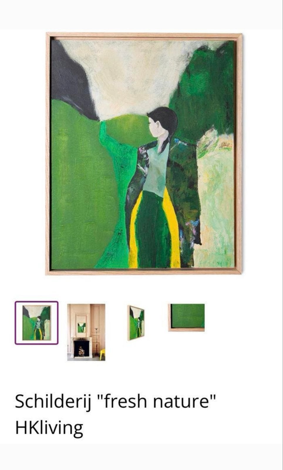 GEZOCHT! Schilderij "Fresh Nature" van HKliving, Abstract, Hout, Ophalen of Verzenden, Ingelijst