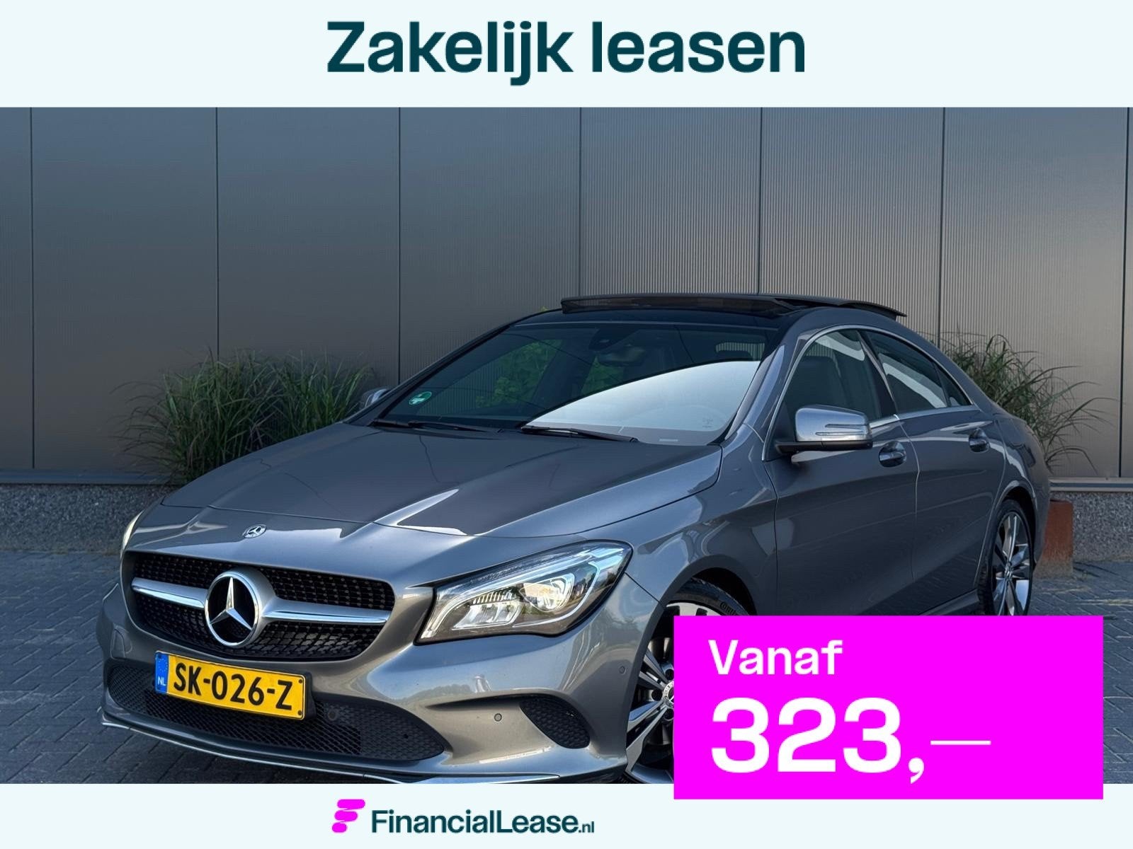 Mercedes-Benz CLA-klasse 180 Prestige 7g aut PANO | LEDER |, Gebruikt, 4 cilinders, Leder en Stof, 122 pk