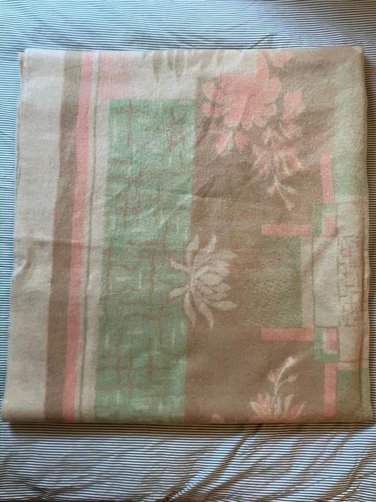 Vintage wollen deken AaBe 165x240 groot formaat, Huis en Inrichting, Ophalen of Verzenden, Gebruikt
