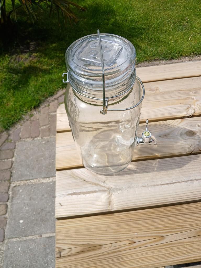 Drankdispencer +- 4 liter met kraantje / sapkan NIEUW, Ophalen, Nieuw