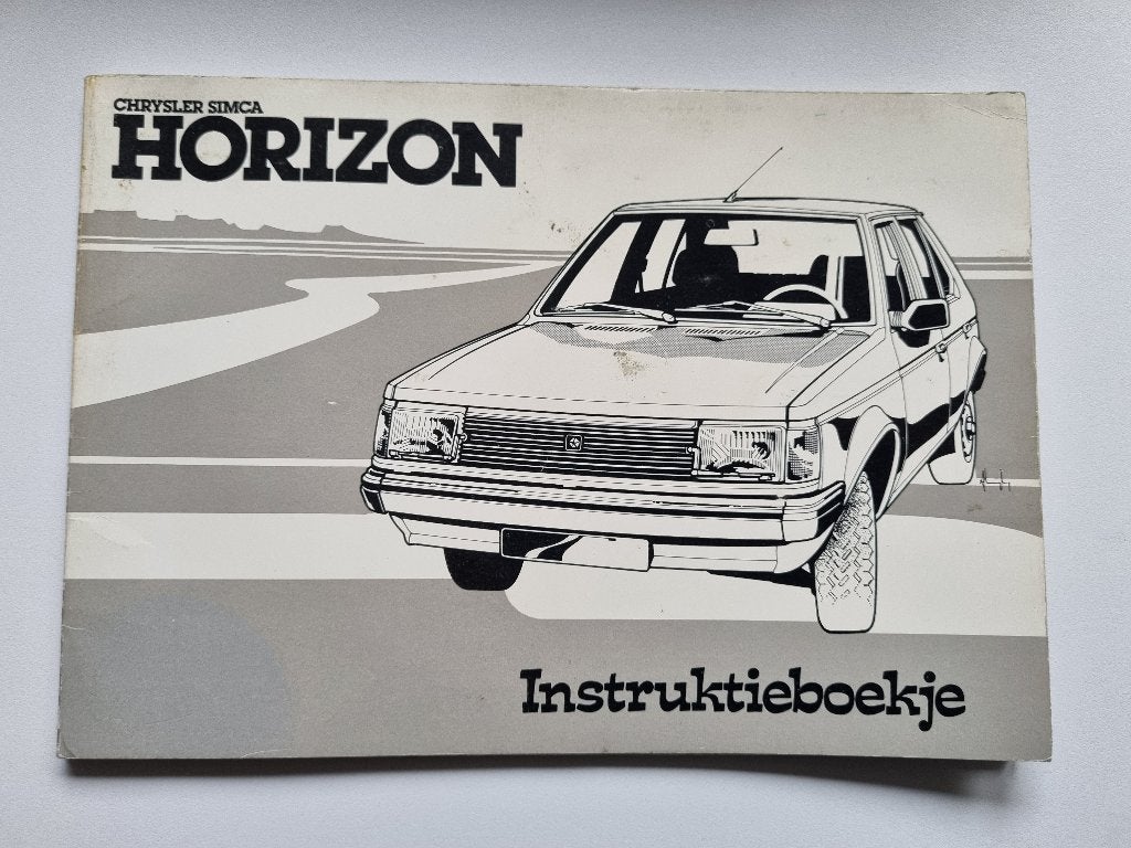 Instructieboekje chrysler simca horizon, Ophalen of Verzenden