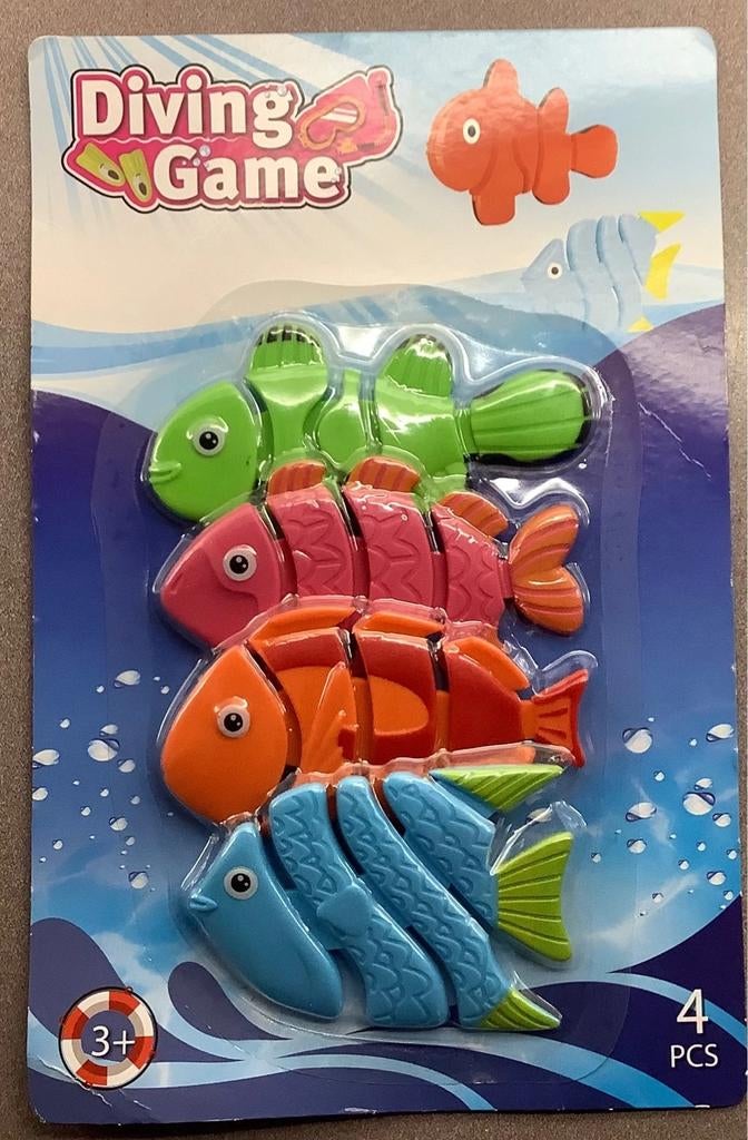 Diving Game Duikspeelgoed Vissen Set voor Zwembad, Ophalen of Verzenden, Nieuw, Jongen of Meisje