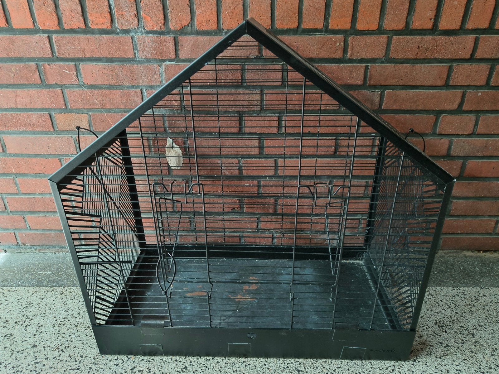 Ijzeren vogelkooi voor €60, Dieren en Toebehoren, Hondenhokken, Ophalen, Zo goed als nieuw, Minder dan 65 cm