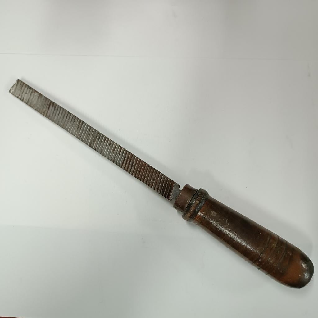 Old used large big Float file woodworking cabinetmaking, Verzenden