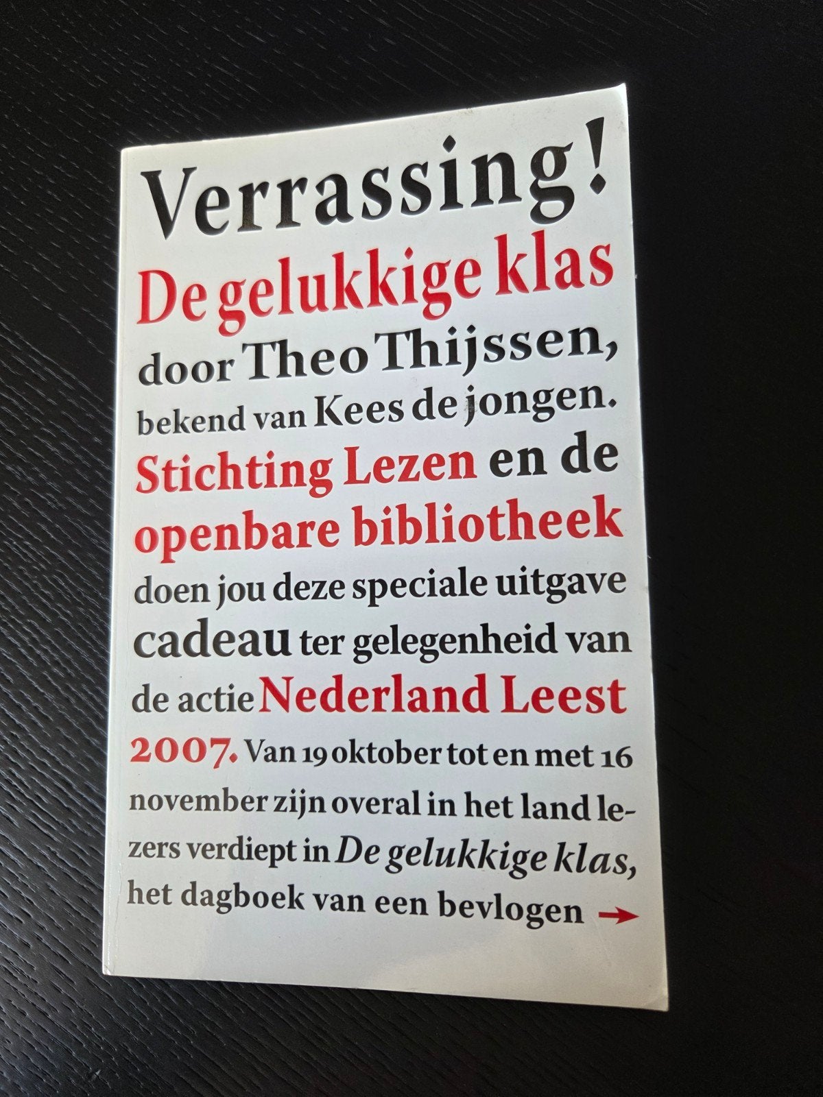 Verassing! De gelukkige klas, Ophalen of Verzenden