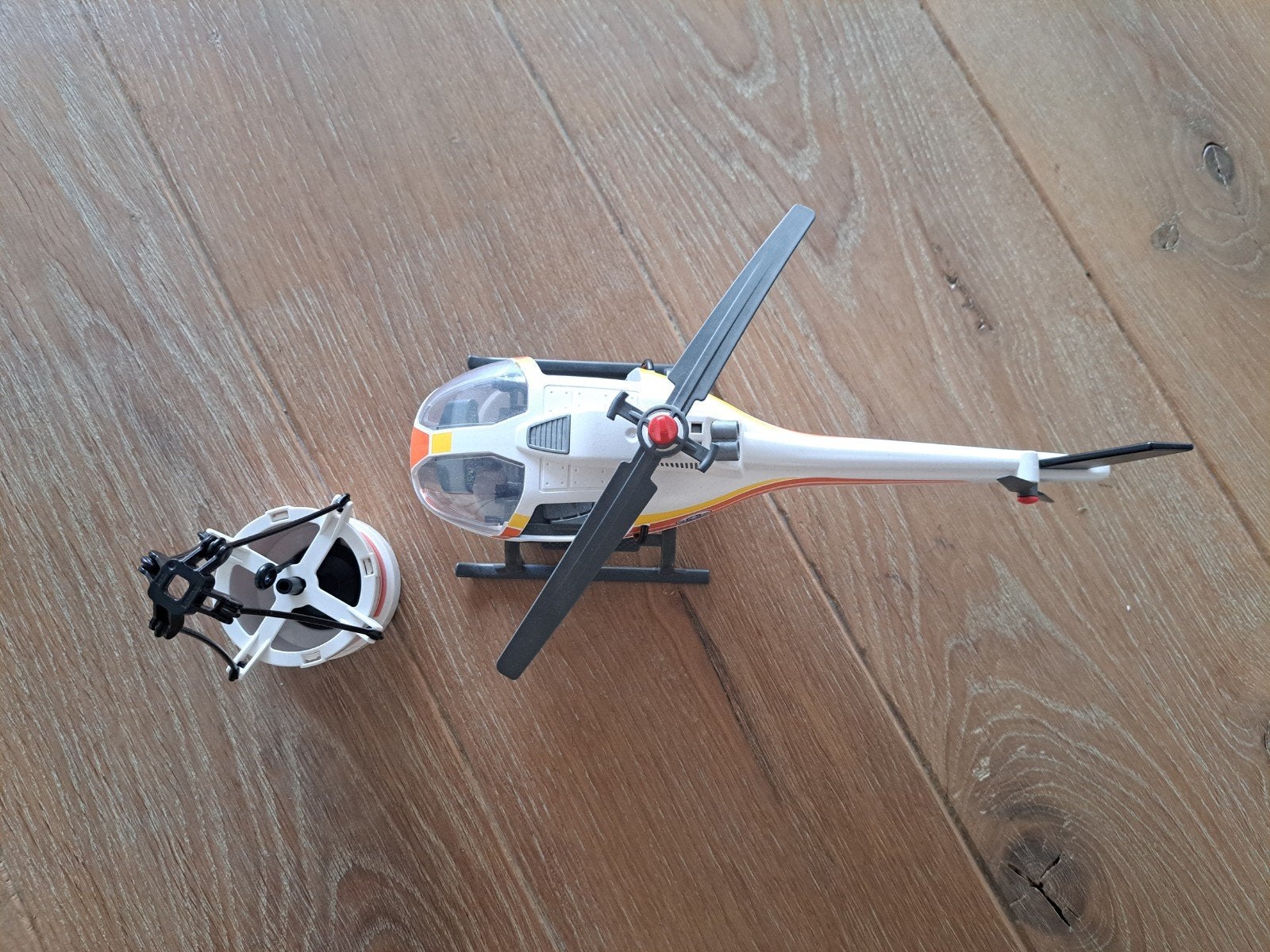 Playmobil Helikopter met waterkanon, Ophalen of Verzenden