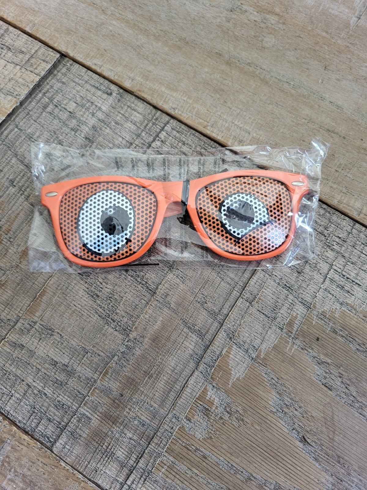 Gekke Oranje Bril met Ogen Voetbal Accessoire, Ophalen of Verzenden
