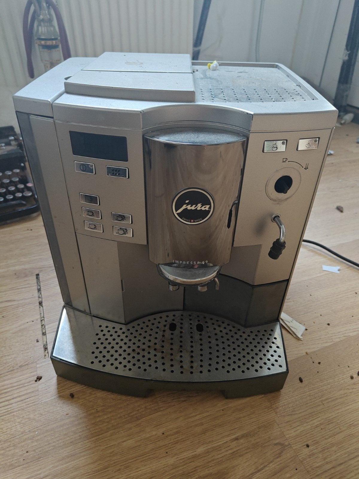 Jura Impressa S9 volautomatische espressomachine, Stoompijpje, Gebruikt, Koffiemachine, Koffiebonen